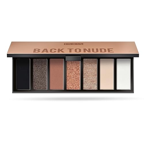 Pupa Milano Make Up Stories Paleta de sombras de ojos  Cobertura máxima  Paleta de sombra de ojos pigmentada de 10 bandejas  Llena de mate, satén y