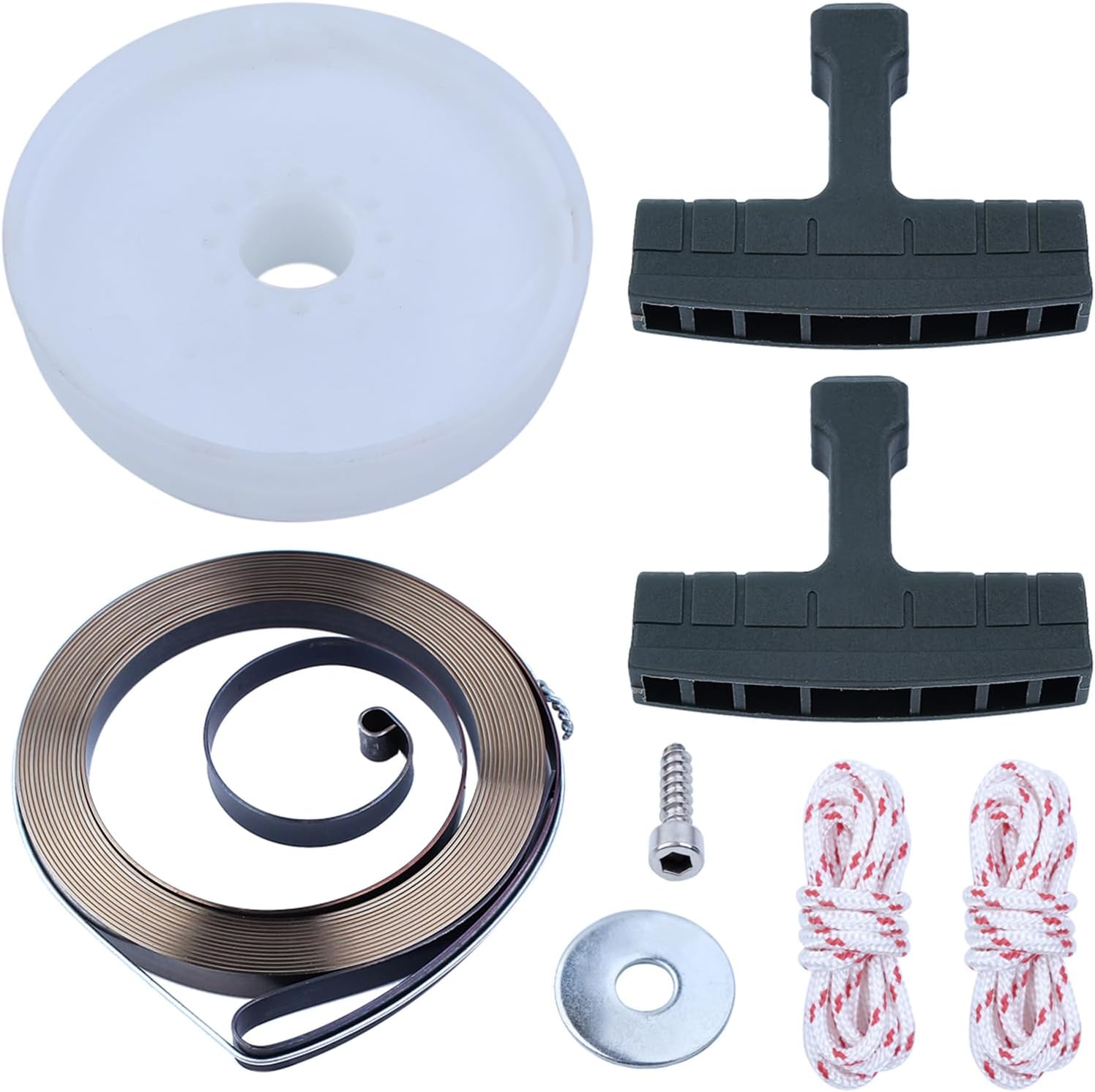 Genuine OEM Replacement Recoil Starter Pulley Spring Handle for Husqvarna 372XP 385XP 372 385 390 371K