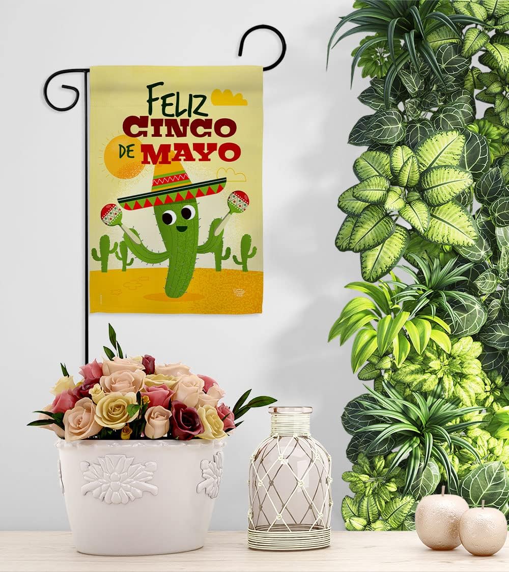 Happy Cinco De Mayo Garden Flag