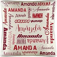 Vista 11 de Funda de almohada personalizada con nombre, fundas de almohada de lino con nombre personalizado, funda de almohada personalizada con tu nombre