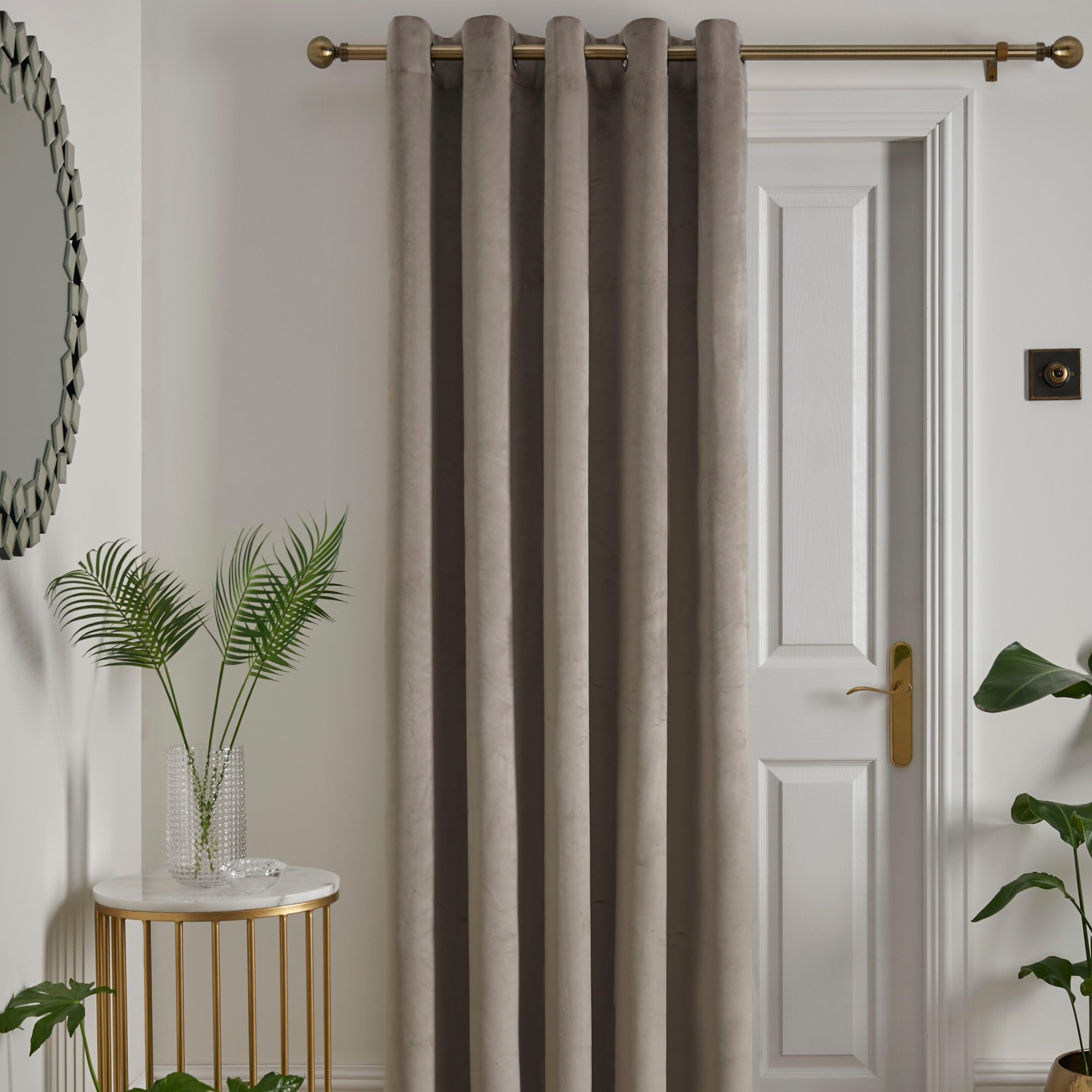 Laurence Llewelyn-Bowen Montrose Verdunkelungsvorhang 168 x 214 cm, cremefarben/beige taupe