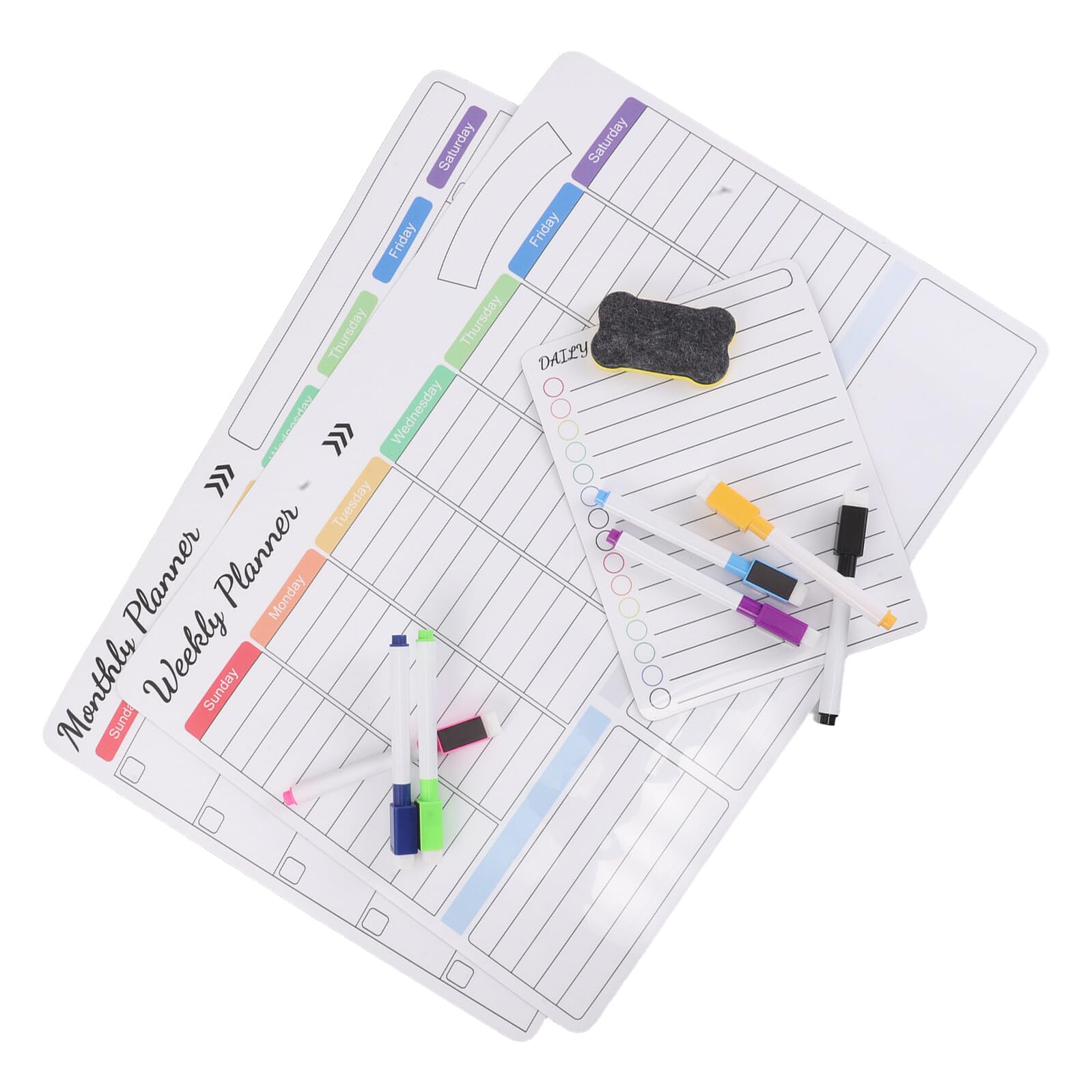 Magnetische Kalender-Planungstafel magnettafel wochenplaner Bürobedarf weekly planner board Magnetische, trocken abwischbare Tafel wochenplan magnetisch Tinte White
