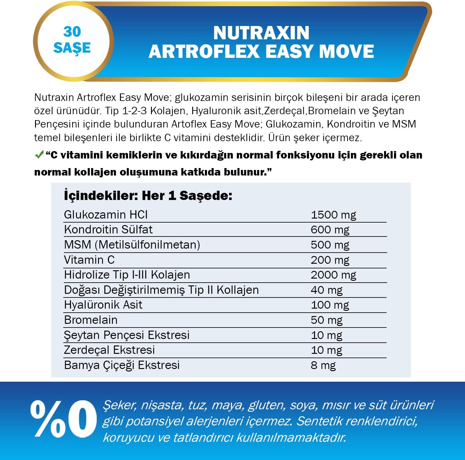 Nutraxin Art.Easy Move Sacht 30