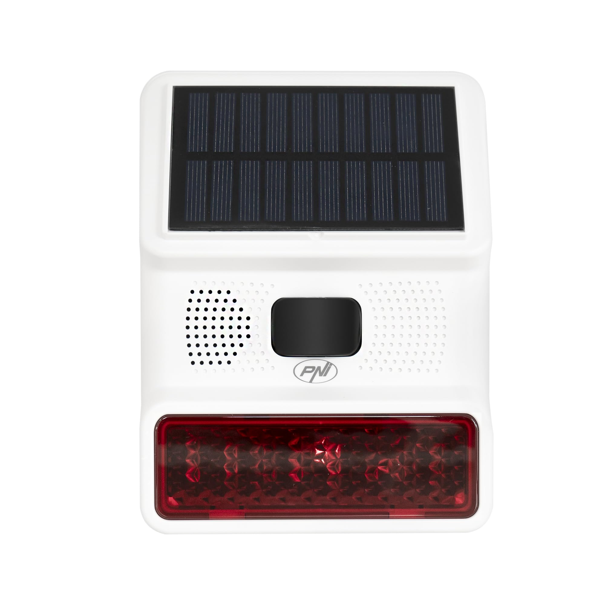 Sirena inalámbrica para Exteriores PNI SafeHouse HS006 con Carga Mediante Puerto USB-C, batería de 1000 mAh, 100 dB