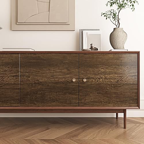 Miniatura 4 de WESTICK Papel de contacto para encimera, papel tapiz de madera para dormitorio, papel de contacto de grano de madera marrón para armarios,