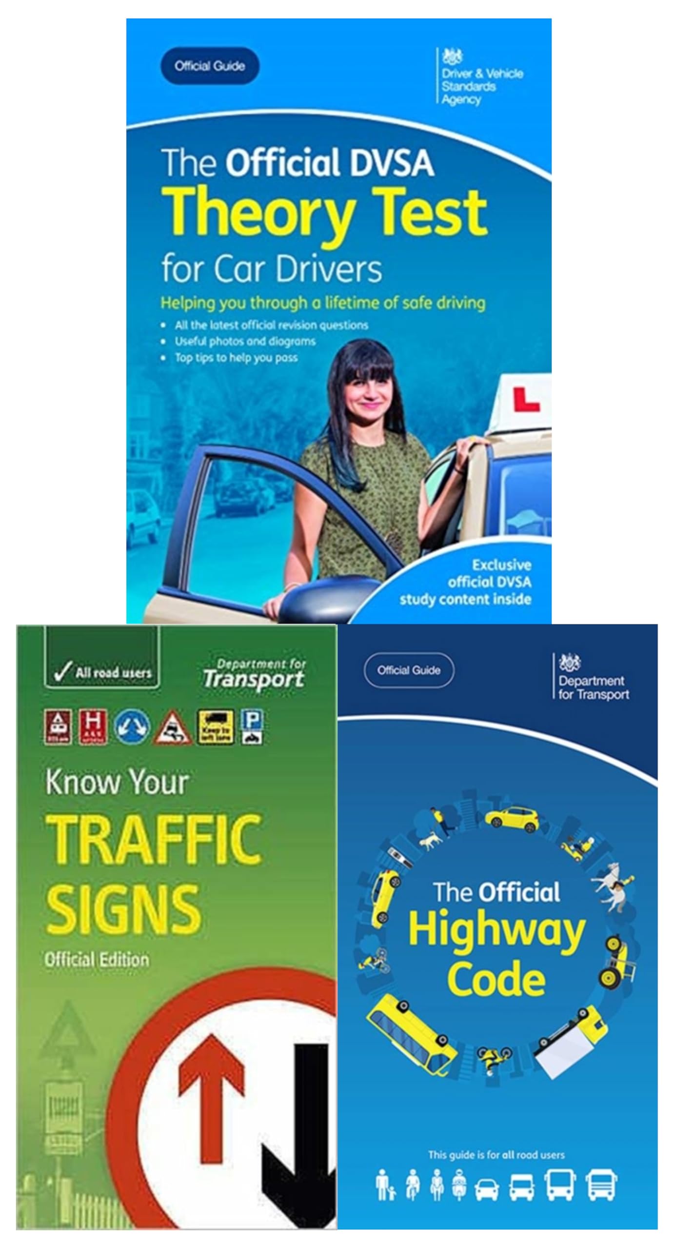 Buy 2023 Driving Theory Test Collection 3 Books Set Pack The Official