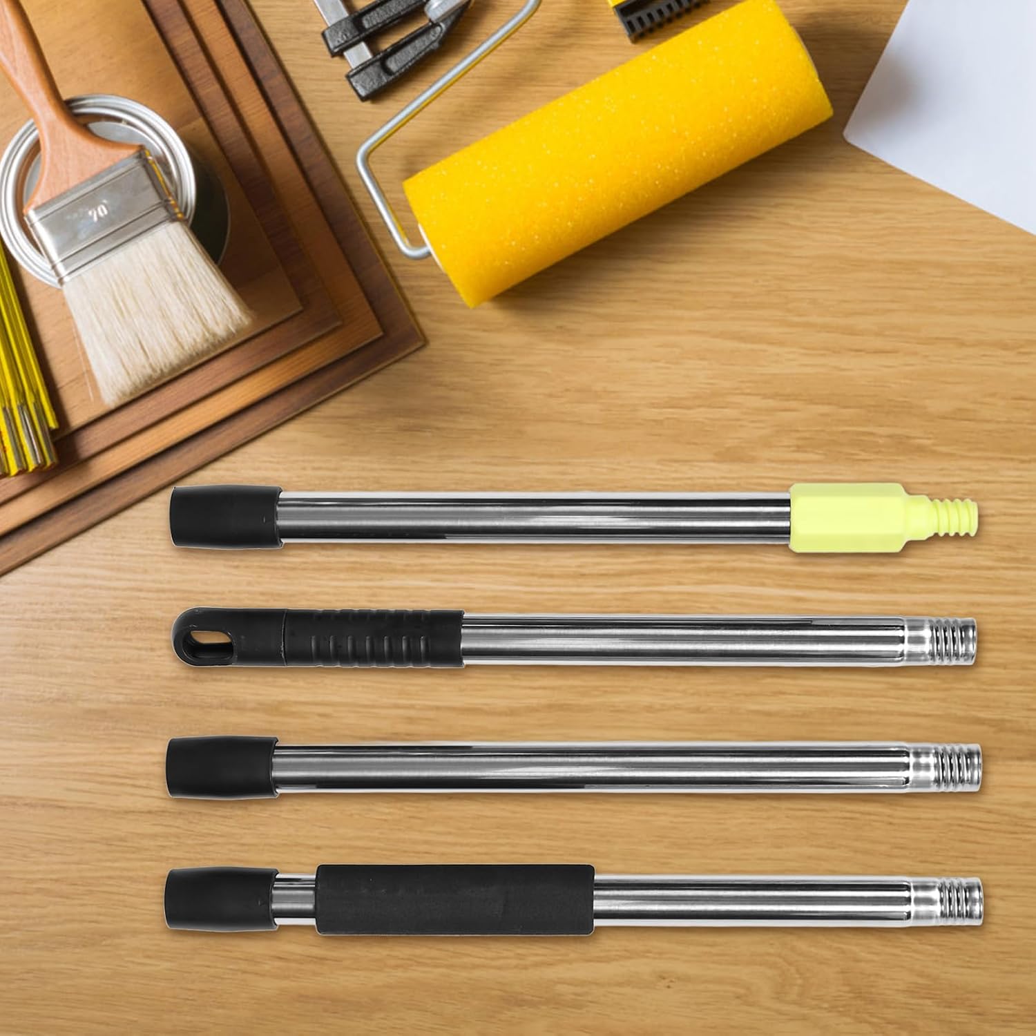 Heavy Duty Paint Pole Extension Brush Handle Long Painters Pole for Walls