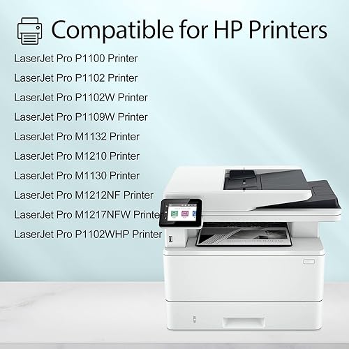 Miniatura 2 de greencycle Cartucho de tóner de repuesto compatible para HP 85A CE285A versión universal para impresora Laserjet P1005 P1006 P1102 P1102w P1109w