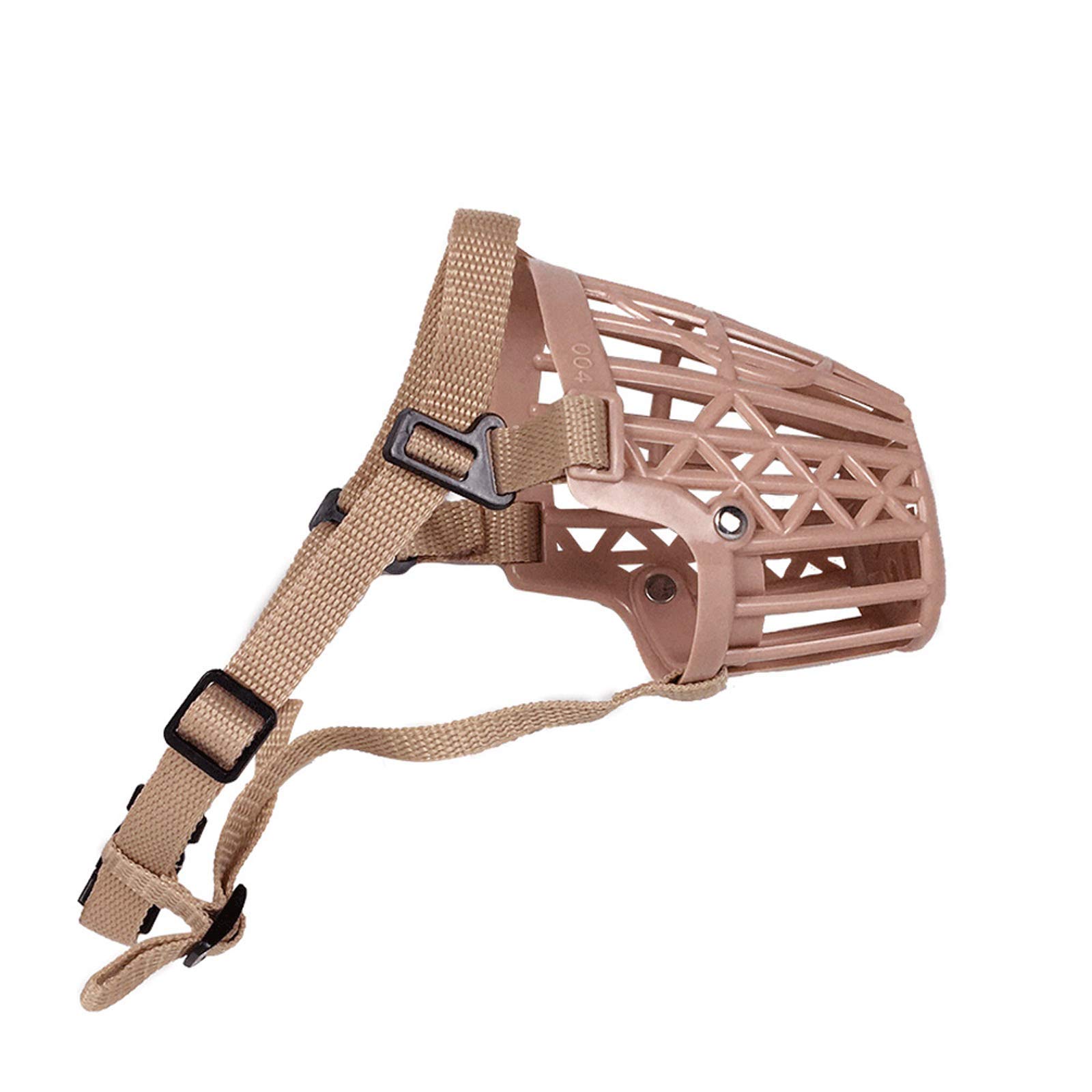 Bozal para Perro, bozal Protector Ajustable antimordeduras, bozal de Entrenamiento para Perros pequeños, medianos y Grandes