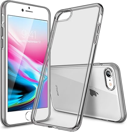 ESR Funda para iPhone 8 /iPhone 7 Transparente TPU [Protecci?n a Bordes y C?mara] [Compatible con Carga Inal?mbrica] para Apple iPhone 7/ iPhone 8 de 4.7