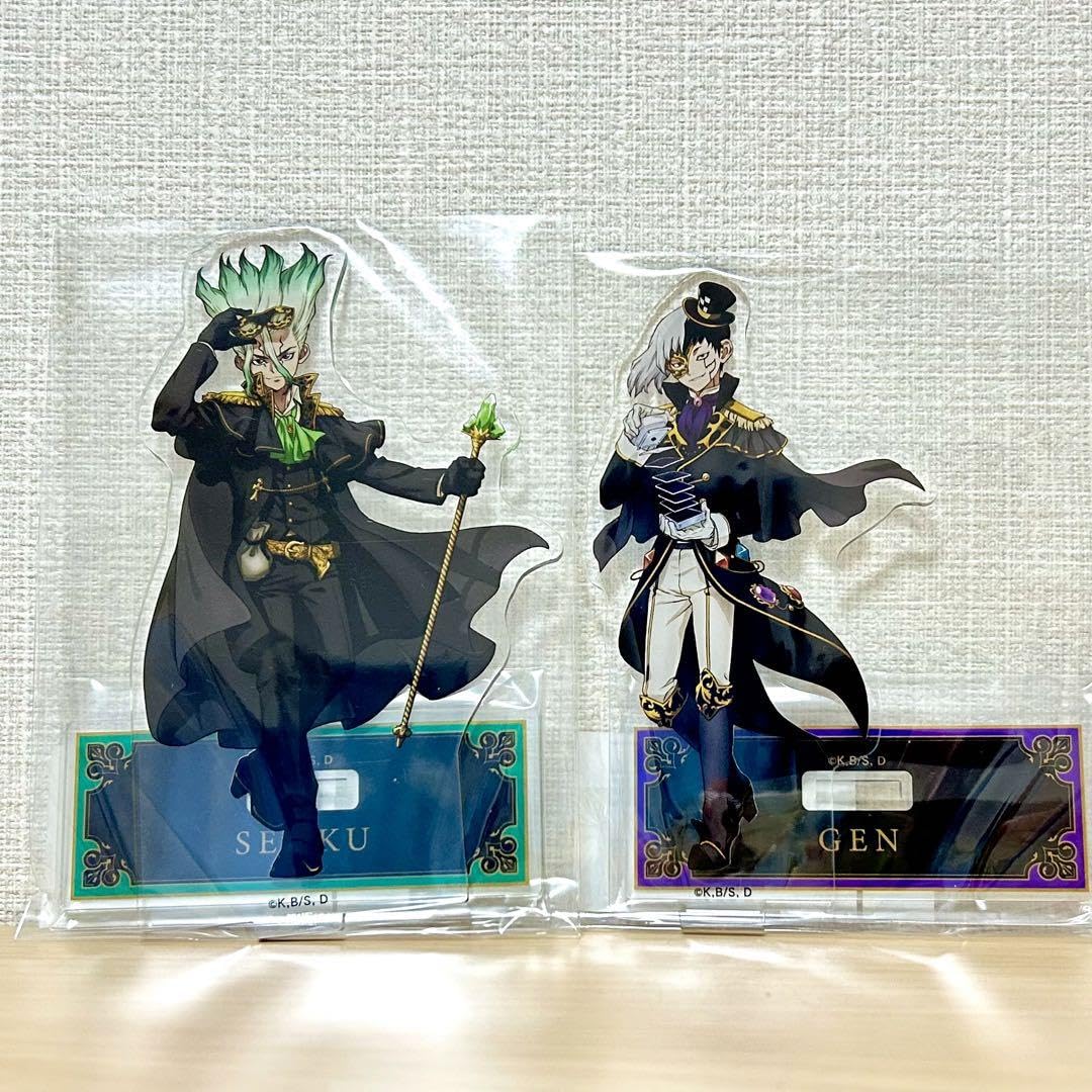 Dr.STONE DVD 特典アクリルスタンド あさぎりゲン 石神千空 Amazon.co.jp: Dr.STONE 石神千空 あさぎりゲン 極楽湯 等身