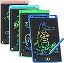 4 Pack LCD Writing Tablet for Kids, 8.5 Inch Colorful Doodle Board Drawing Tablet, Educational Learning Toys Birthday Gifts for Boys Girls Age 3 4 5 6 7 8