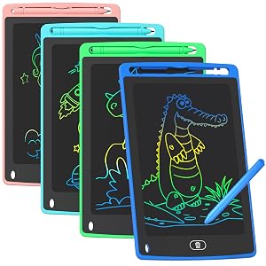 4 Pack LCD Writing Tablet for Kids 8 5 Inch Colorful Doodle Board Drawing Tablet Educational Learning Toys