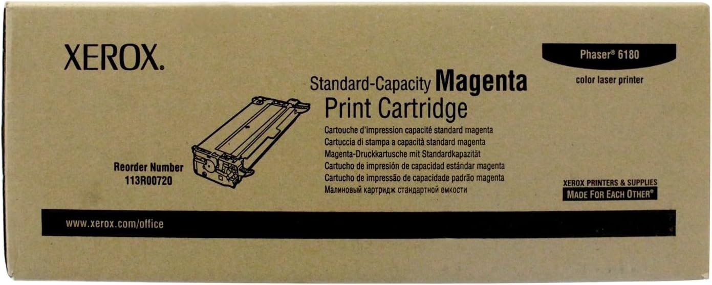 Xerox 113R00721 Phaser 6180 Yellow Standard Capacity Print Cartridge