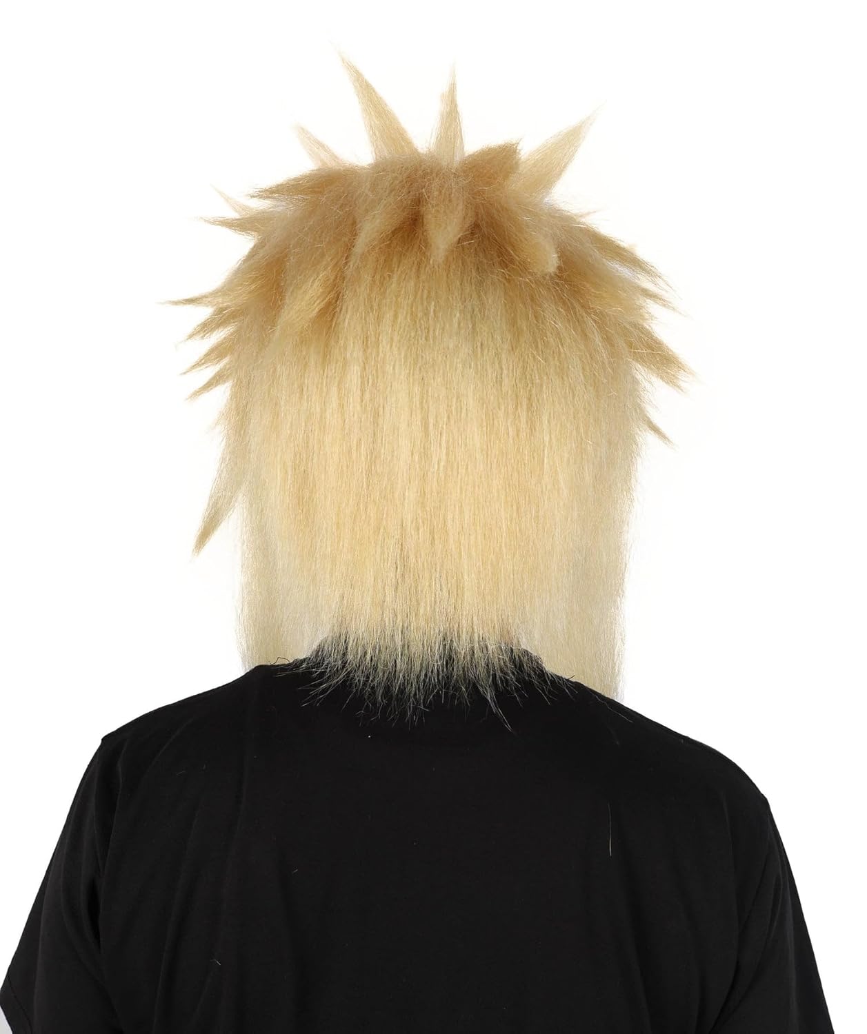 Men’s Anime Spiky Blonde Wig – Dynamic Cosplay Hairstyle for Roleplay | Fun Costume Hairpiece for Halloween, Carnival & Party Events