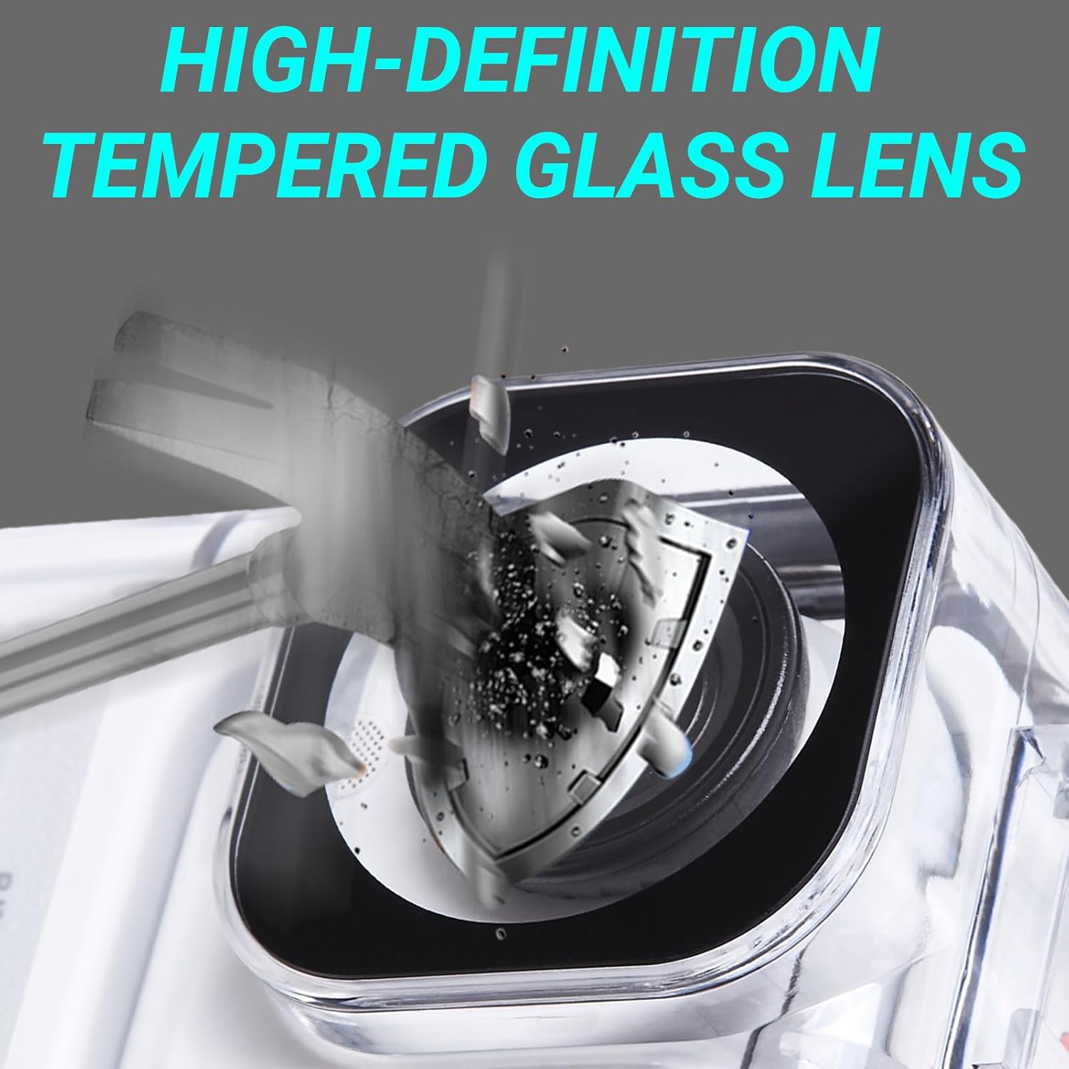 Waterproof Case for Insta360 GO Ultra Full Set, 60M/196FT Underwater Diving Protective Shell, Compatible with Insta360 GO Ultra Camera & Charging Case for Surfing, Diving & Swimming