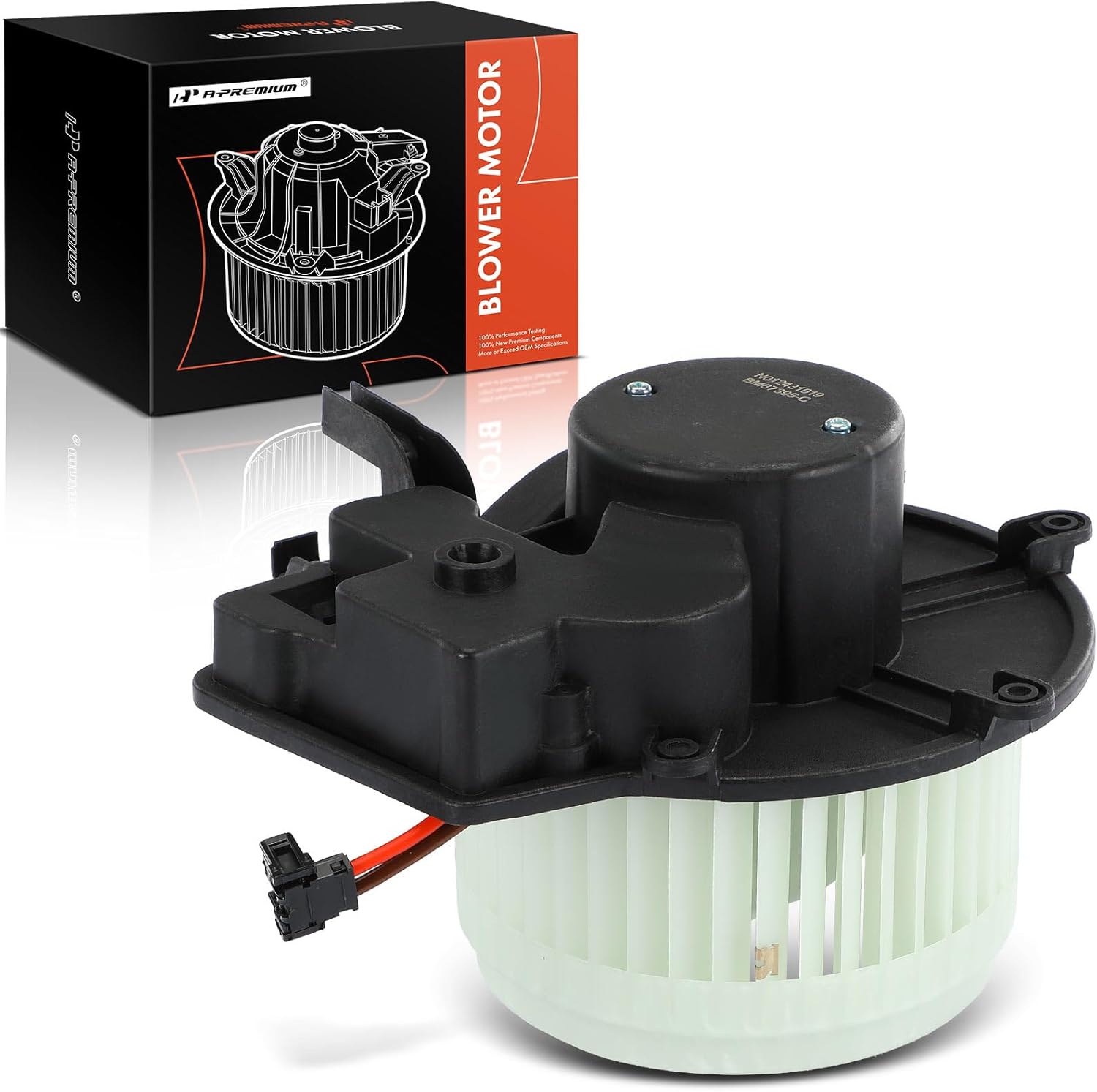 A-Premium Front HVAC Heater Blower Motor Compatible with Mercedes-Benz SL500 2003-2006, SL55 AMG 2003-2007, SL550 2007, SL600 2004-2007, SL65 AMG 2005-2007, SLR McLaren 2005-2009, 5.0L 5.5L 6.0L