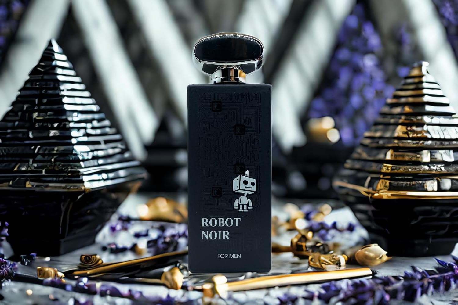 9 O'CLOCK Robot Noir Men's Cologne 3.4 Fl. Oz. Eau de Parfum Spray - Image 5