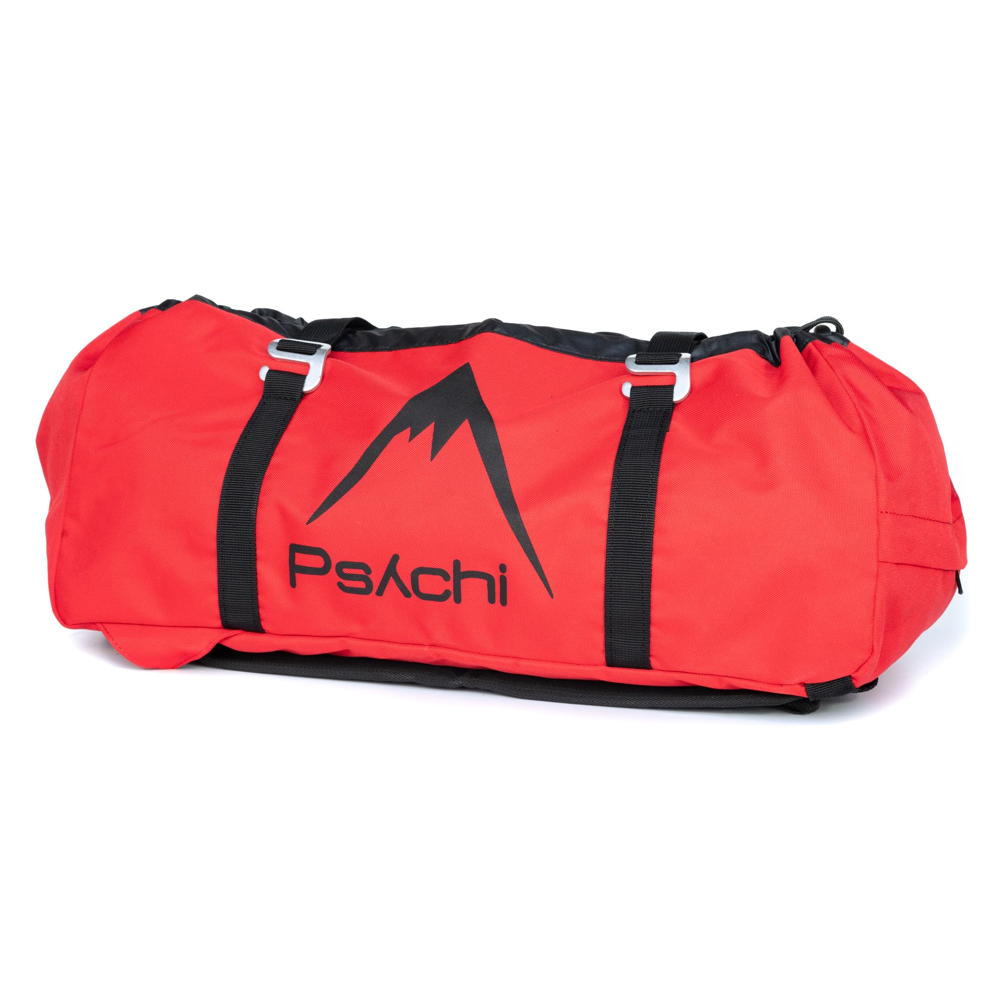 Psychi - Bolsa para Cuerda de Escalada - con Lona para el Suelo, Hebillas y Asas de Transporte