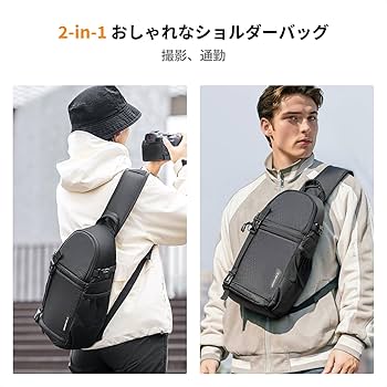 Amazon | K&F Concept カメラバッグ スリングバッグ カメラ