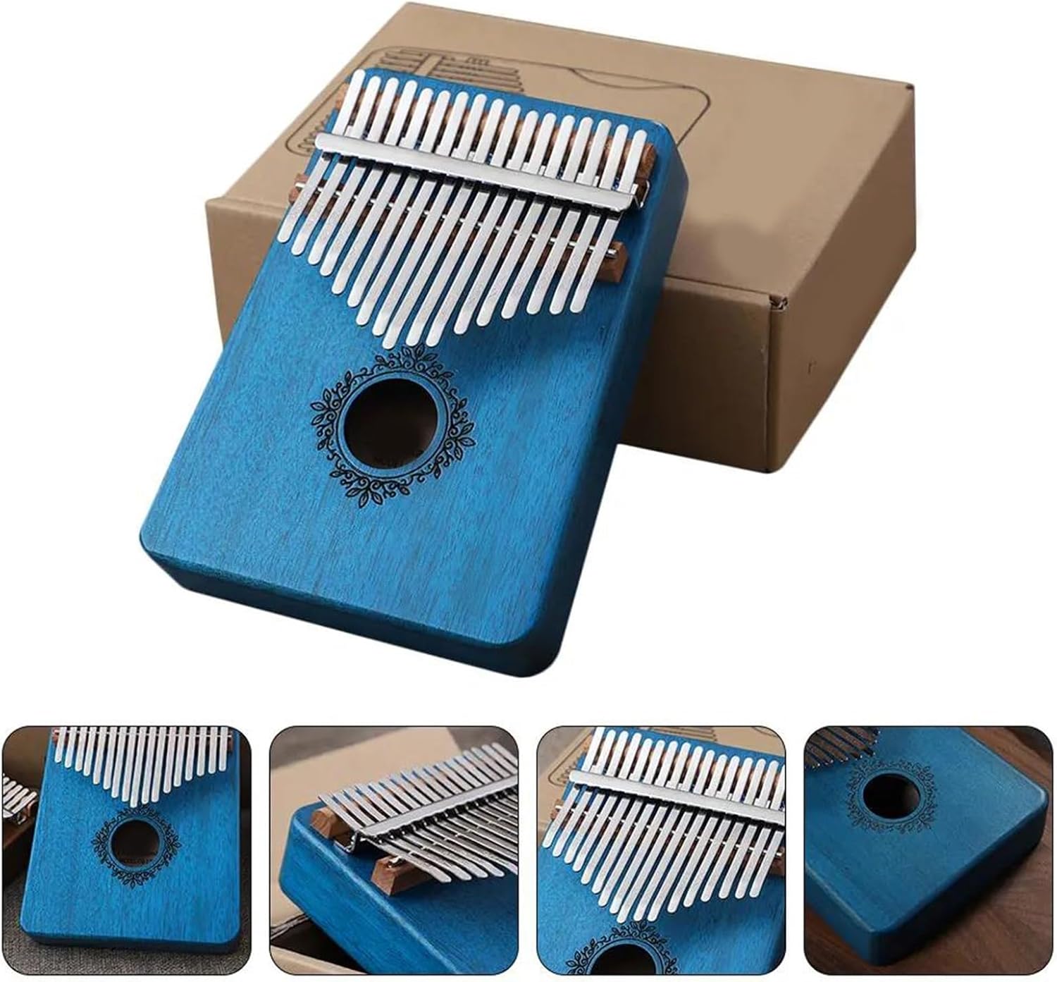 Beginners Kalimba Thumb Piano Beginner Finger Instrument Mini Practical 17 Key Kalimba