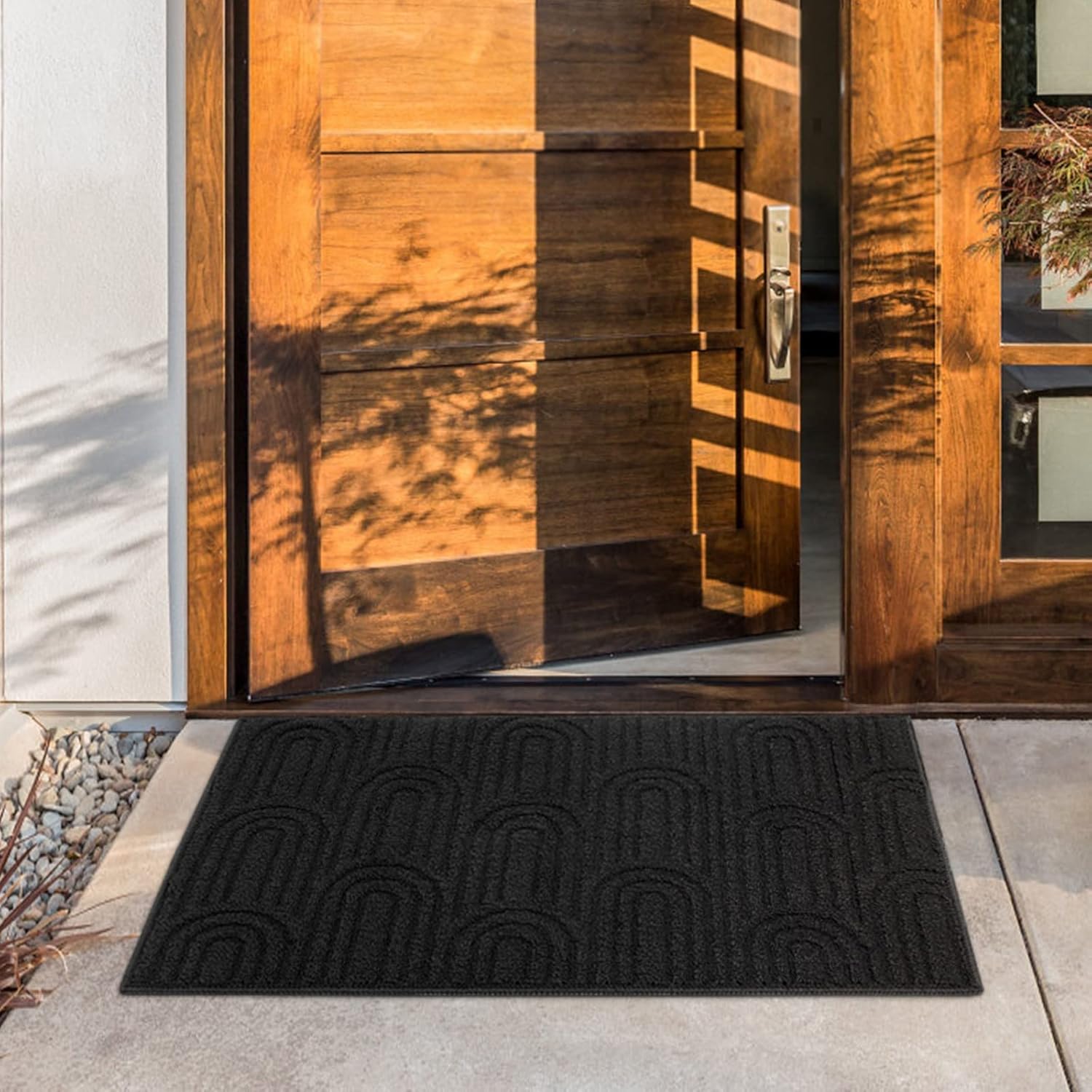 NEWHEY Indoor Door Mat, 20" x 32", NonSlip Resist Dirt Absorbent Front