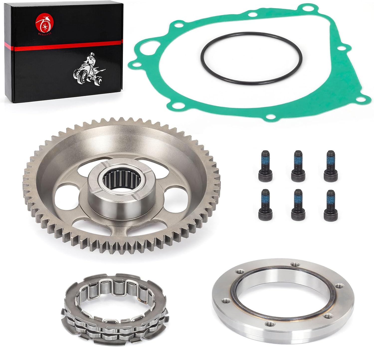 Aazon.co: ATI Starter Clutch Gasket O-ring Bolts 12600-29810 11483