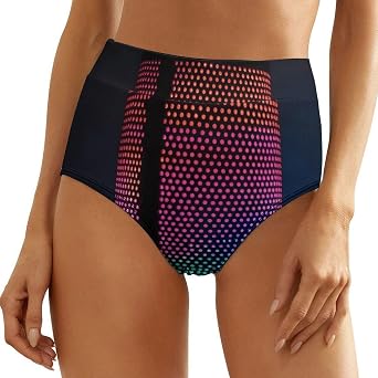 Illuminated Speakers Womens Underwear High Waisted Briefs Stretch Full Coverage Panties Breathable Soft Ladies Panties