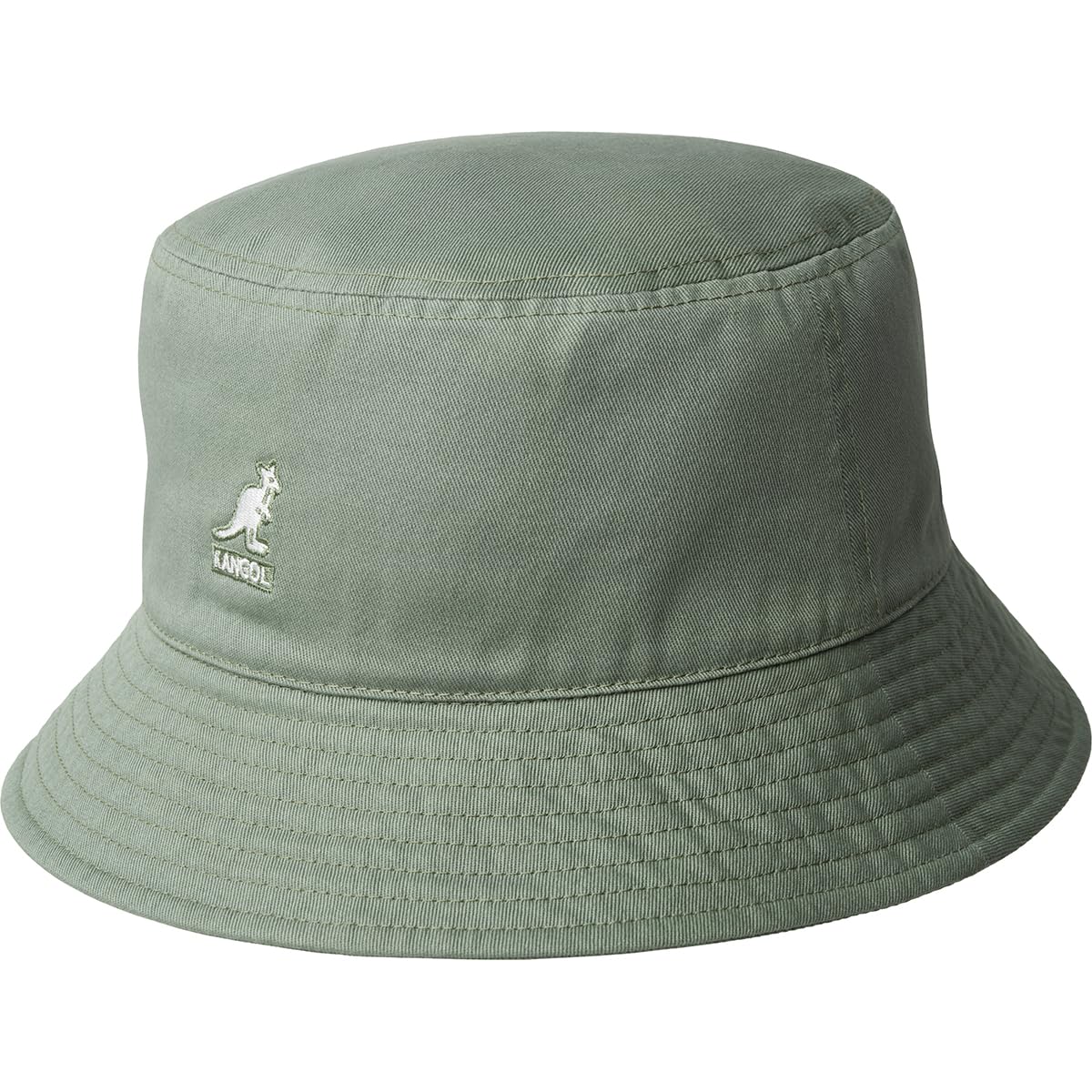 Kangol Washed Bucket Hat by Women/Men - Beach Summer Fisher´s Spring-Summer - L (58-59 cm) Light Olive