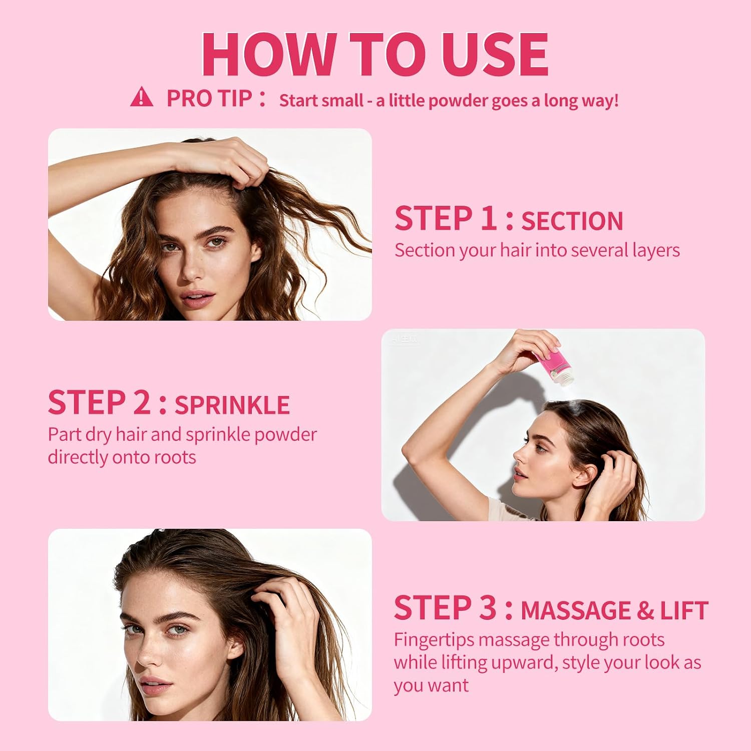 SEVICH Hair Volumizing Powder for Women - Instant Root Lift & Oil Control for Fine Flat Hair, Lightweight Texturizing Powder, Natural Matte Finish, No Residue, Travel Size 20g/0.7oz