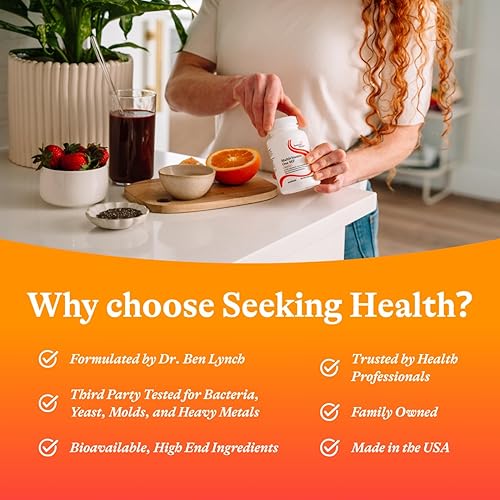 Miniatura 8 de Seeking Health | Multivitamínico One MF | Suplemento multivitamínico/multimineral sin metilo | B12 y folato sin metilo | Cápsula vegetariana fácil