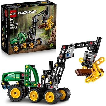 Lego 42218 Technic, John Deere 1470H Harvester with Wheels, Toy, Birthday, Present, Blocks, Boys, Girls, Children, 7, 8, 9, E