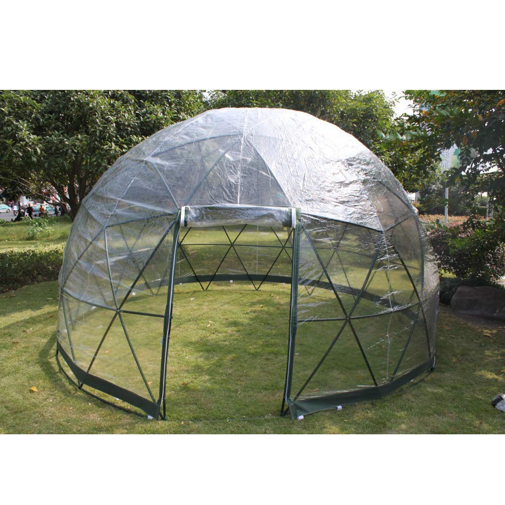 AMhuui 11.8Ft Winter Sun Room 8-Personen-Zelt-Gewächshaus-Kit Campingzelt Für Familiengarten-Garten-Gewächshaus-Spielbereich Garten