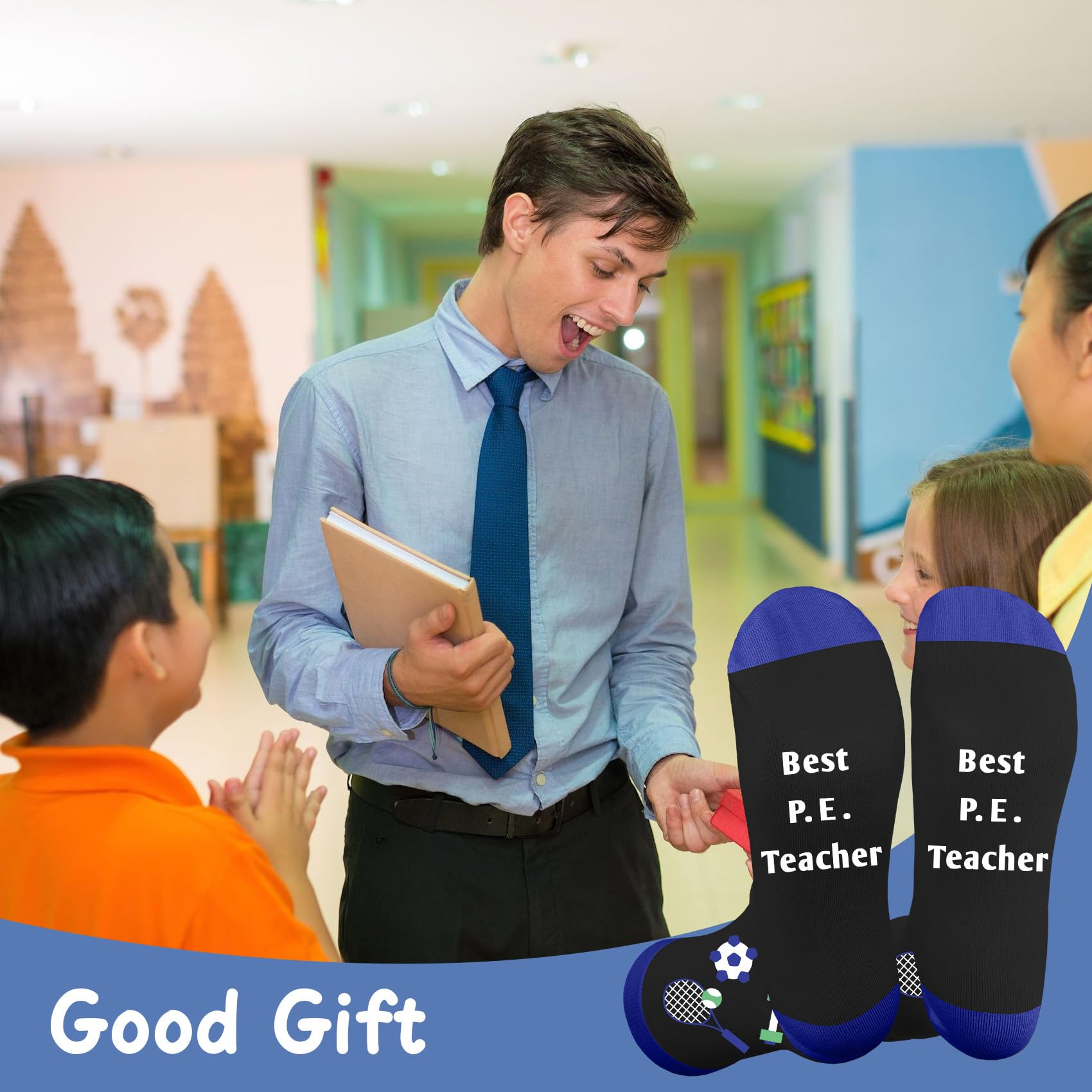 Gifts for Teacher - Teacher Appreciation Thank You Birthday Retirement Christmas Valentine End of Year Gifts,Socks