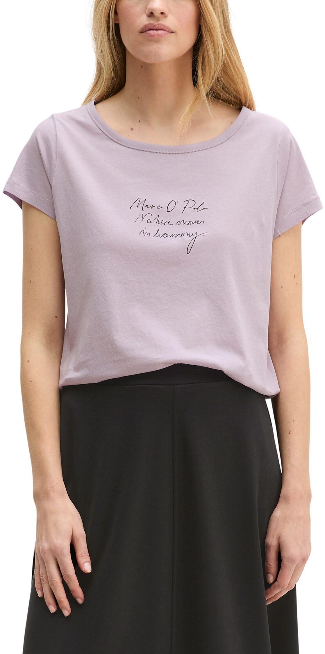 Marc OߴPolo Damen T-Shirt mit U-Boot-Ausschnitt Regular Fit