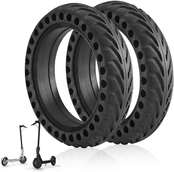 ANSENI Pneu Plein Xiaomi M365, 1S,Essential, Pro, Pro2 Roue Trottinette Electrique Pneu de Remplacement Pour Scooter Electrique,anti-dérapant Roue 8,5 Pouces de Rechange Solide - 1