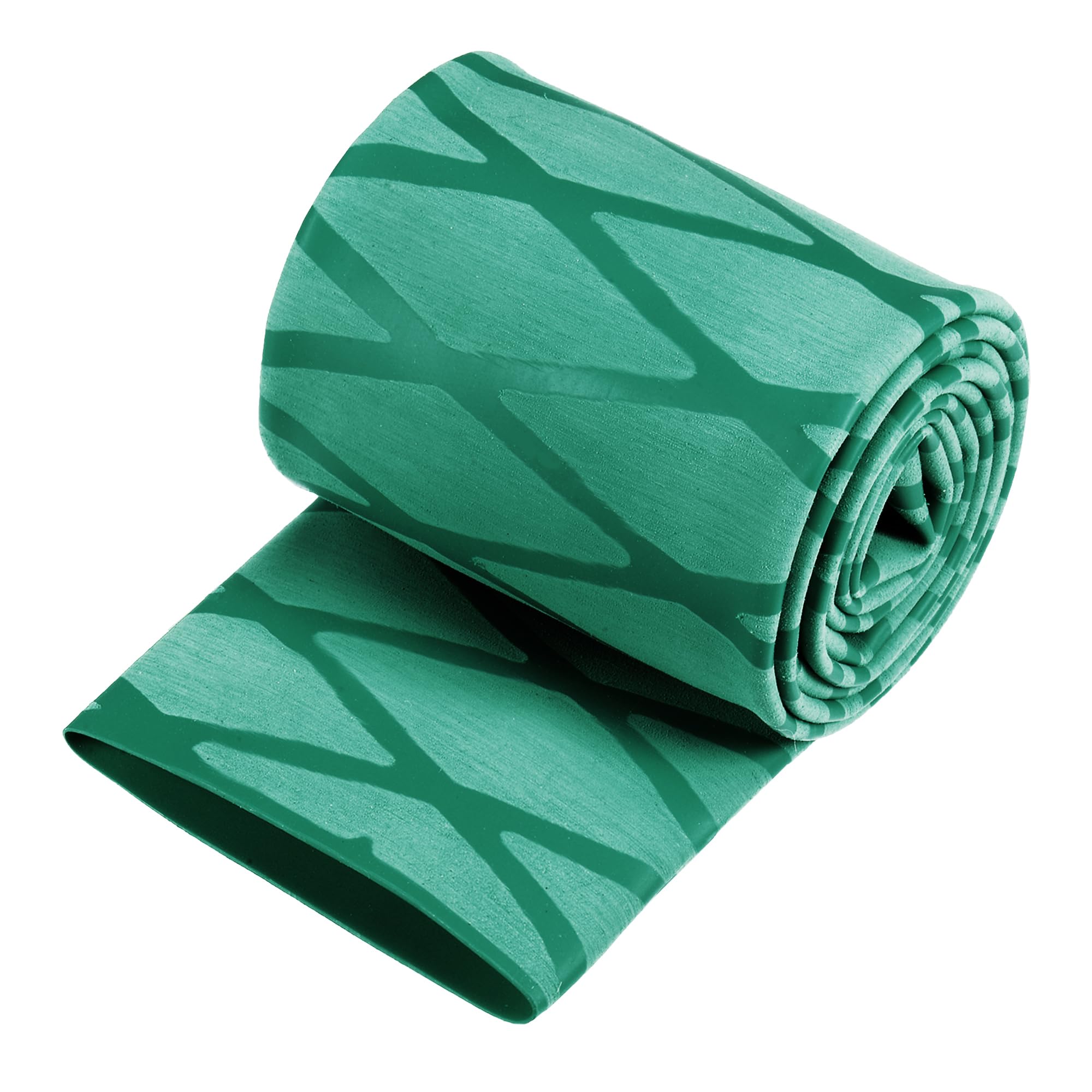 sourcing map Envoltura Tubería Retráctil para Pescar Cañas, 45mm 72mm 3.3pies 1.8:1 Verde