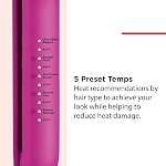 Revlon RVST2217F Précision de chaleur facile 1" Fer plat avec TRUGUARD™ technologie, haute chaleur, moins de frisottis, chauffage rapide, double tension, 10 Paramètres de chauffage