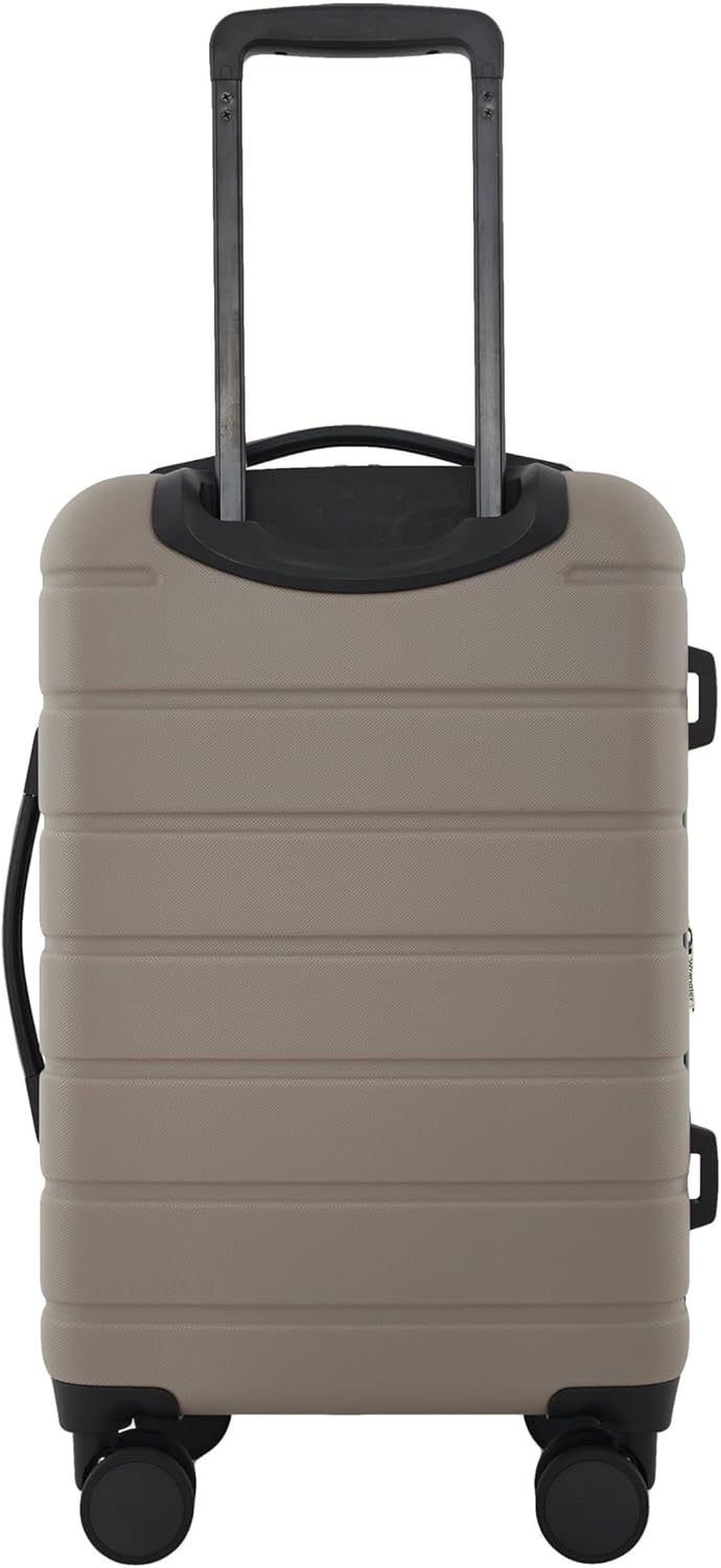 Wrangler Tall Trunk Luggage 4 Piece Set, Desert Taupe