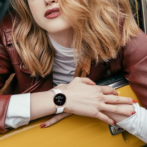 Miniatura 6 de Paquete de 3 correas de reloj compatibles con Garmin Vivoactive 4SVenu 2S  Venu 3SVivomove 3S, 0.71 pulgadas, correa de repuesto de silicona suave