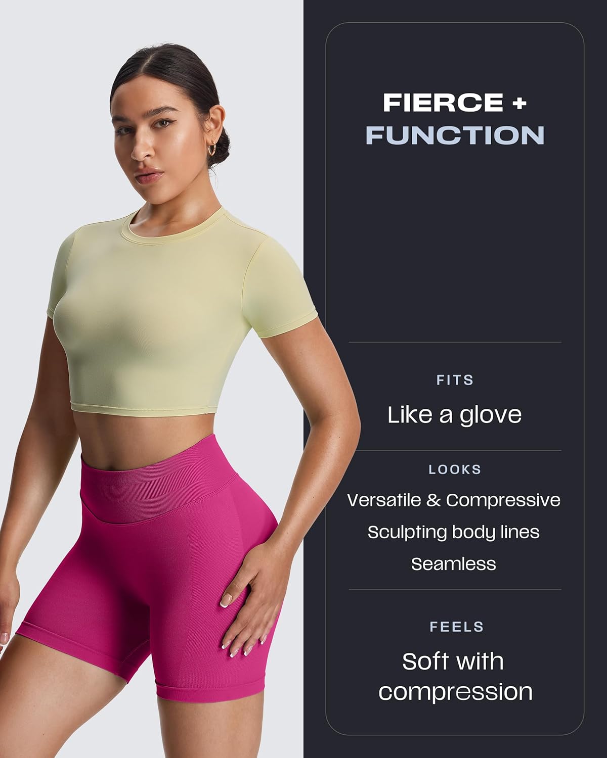 Aoxjox Seamless Biker Shorts for Women Impact Hidden Scrunch Low Waisted Athletic Yoga Short 3.5"/4.5"/5"/6" - Image 4