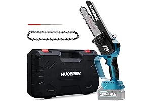Makita 18V Battery-Operated Mini Chainsaw for Tree Branch and Wood Cutting