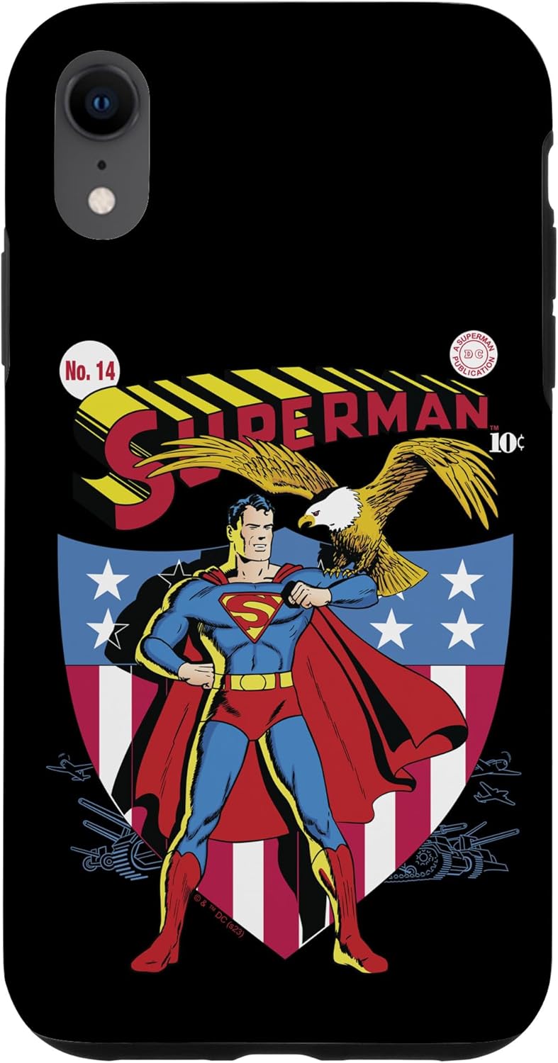 iPhone 11 DC Comics Superman American Hero Vintage Comic Book Cover Case