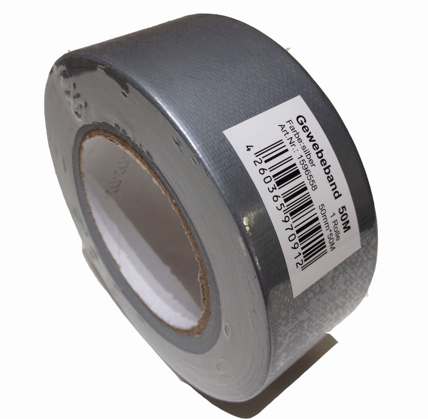 36 Rollen Faba Pro Gewebeband silber a 50mm x 50m Klebeband Gaffa Tape Duct Gaffer Lasso Panzertape