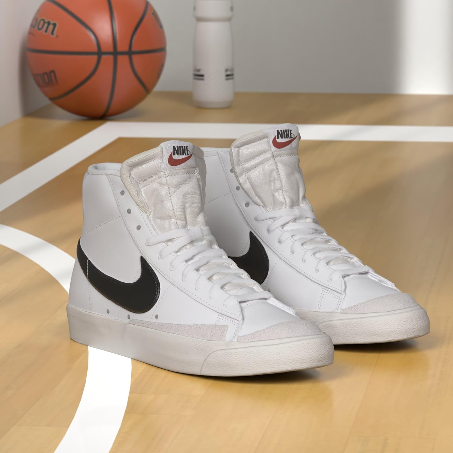 Nike Mens Blazer Mid '77 VNTG White/Black Mid-Top Sneaker - 12 UK (13 US) (BQ6806-100) 2 71eSW74Qp1L. SL1500