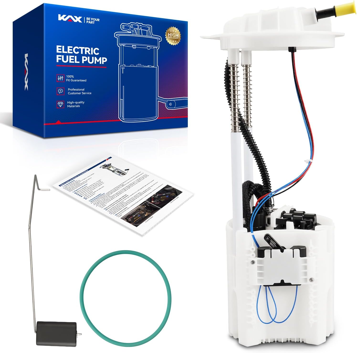 KAX Electric Fuel Pump Assembly Fit for Ram 1500 2013 2015 2016 2017 3.6L/5.7L | Replaces SP7252M, FG1439