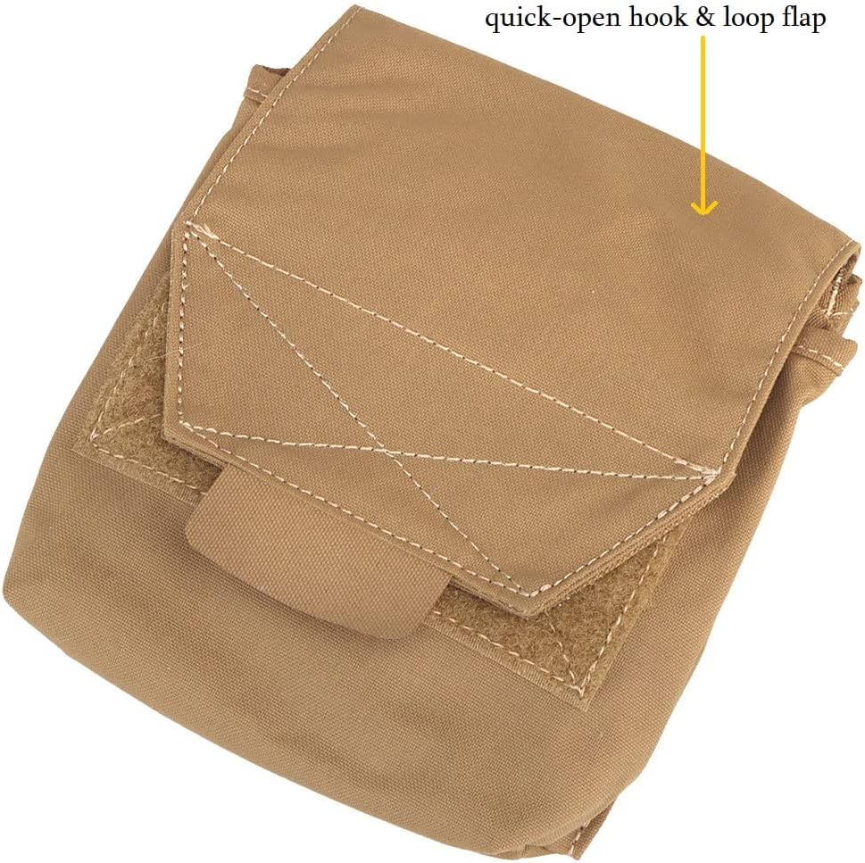 Molle Multi-Use Pouches, Tactical 5.56 7.62 Magazine Pouch GP Storage Bag 2 in 1 for Duty Belt Vest