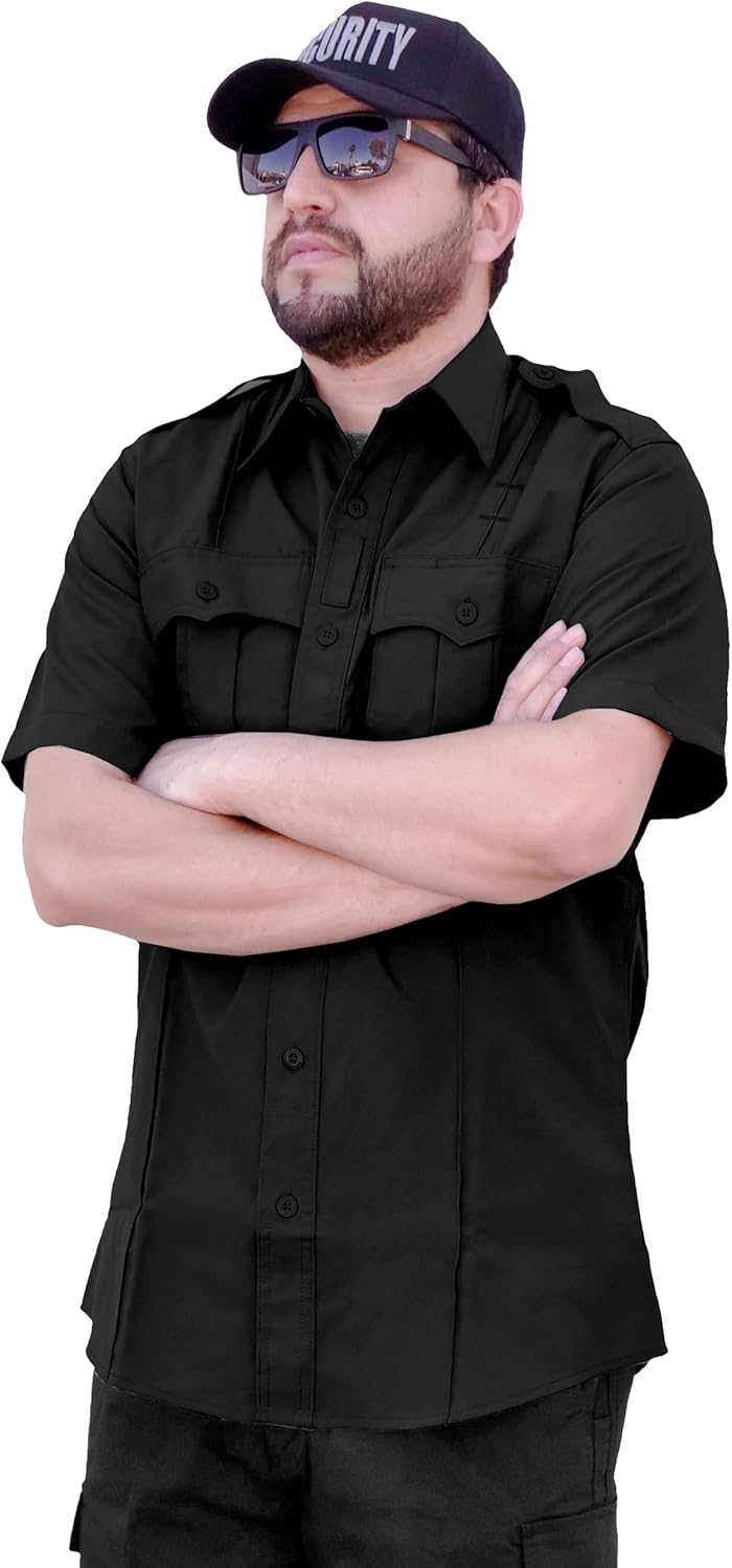 First Class Tactical Short Sleeve Uniform Shirt – 4 Pocket, Breathable, Underarm & Yoke Mesh Vent, Lightweight Workwear - Image 2