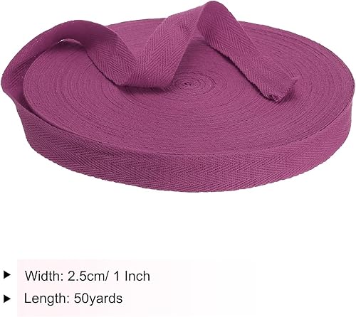 Vista 224 de PATIKIL Cinta de sarga de algodón de 3/4 pulgadas, 10 yardas, cinta de encuadernación al bies, cinta de espiga para costura, envoltura de regalos