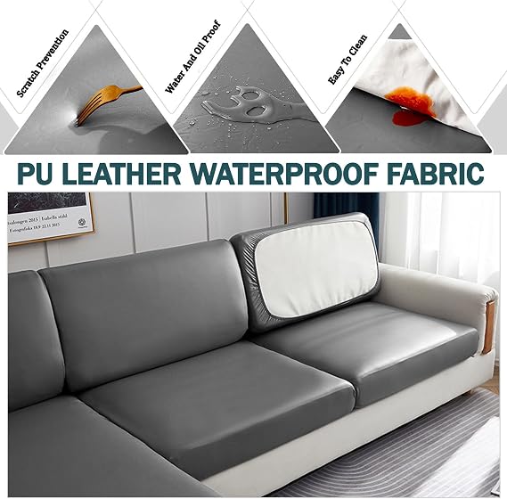 Waterproof Couch Cushion Covers for Sofa-Backrest Cushion